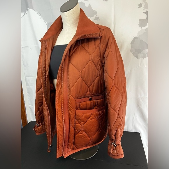 Women's Andrew Marc Sport Diamond Quilted Stand Collar Puffer Jacket Size Xs - Picture 8 of 11